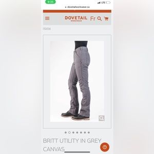 Dovetail work pants - Britt Utility Canvas